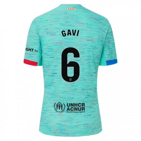 Virallinen pelipaita FC Barcelona Gavi 6 Kolmas 2023-24 Lyhythihainen - Miesten